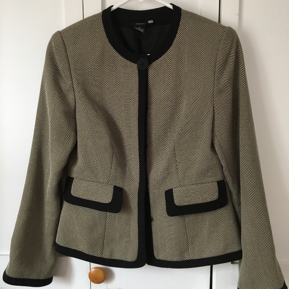 Sandra VTG Herringbone Blazer 2p