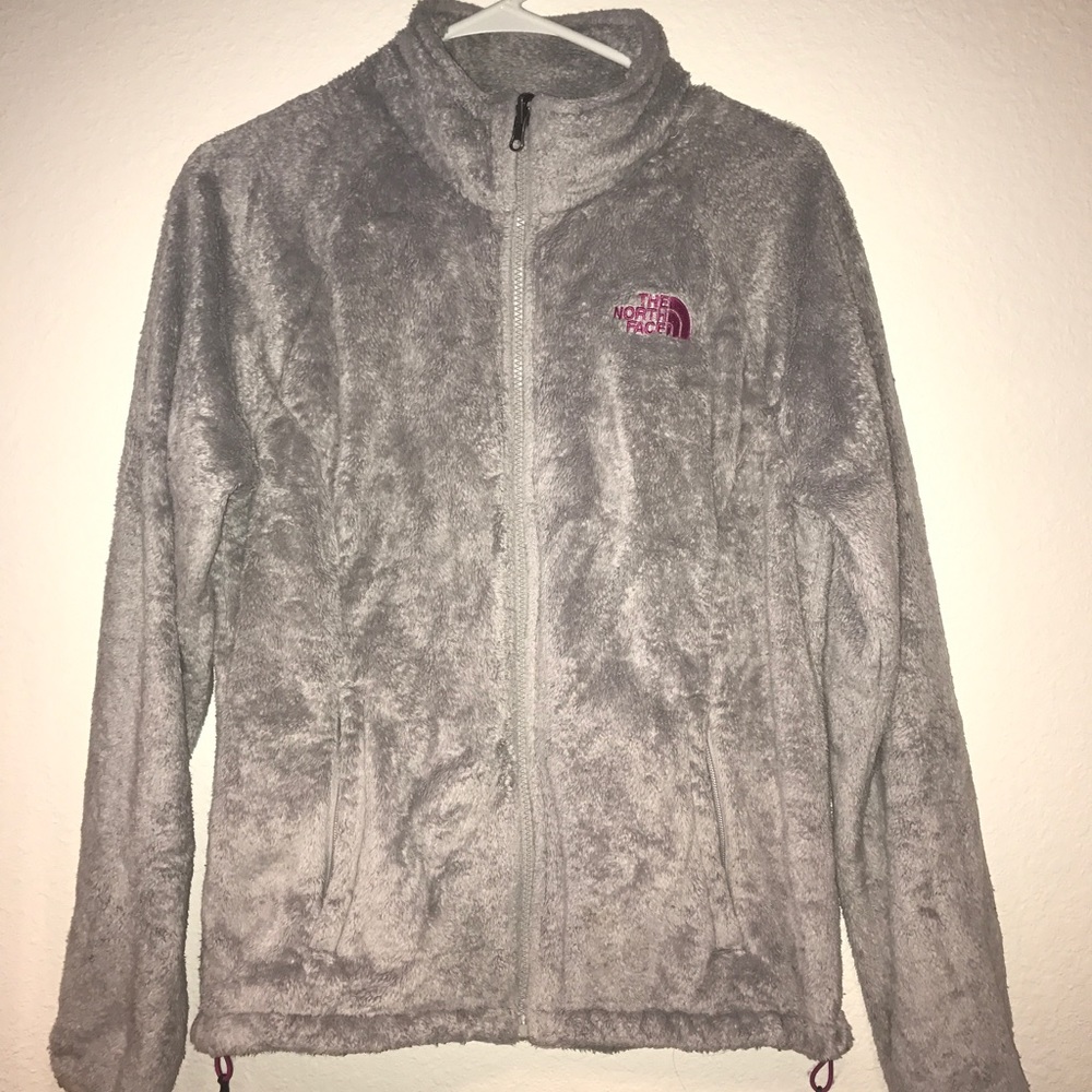 The North Face Osito Soft Fluffy Grey Jacket