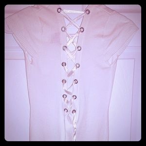 Criss cross Sweater top