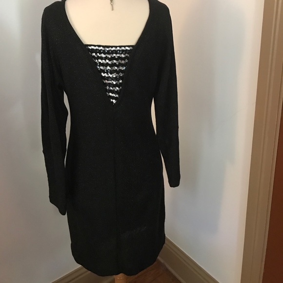 Vintage metallic occasion dress by Baker Payne - Picture 2 of 4