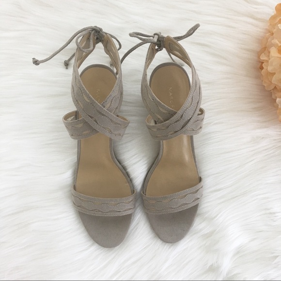 Marc Fisher wedges cream/sand color new size 8 - Picture 2 of 8