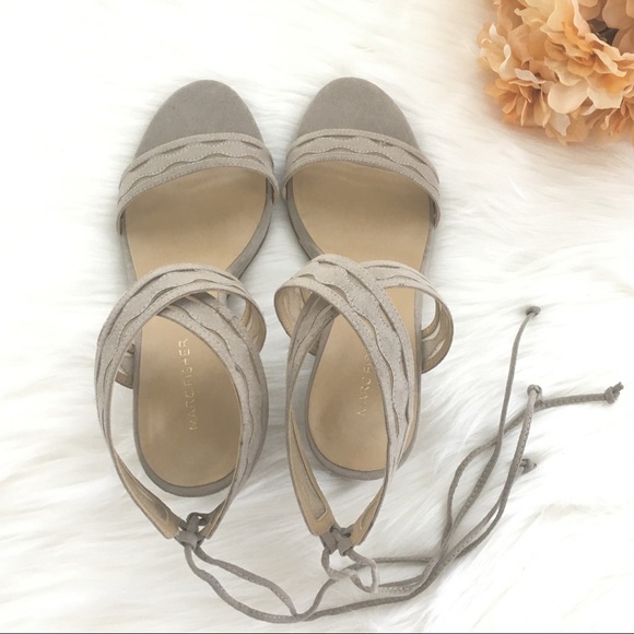 Marc Fisher wedges cream/sand color new size 8 - Picture 5 of 8