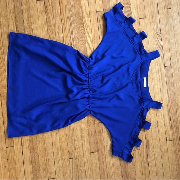 Blue skater dress (with pockets!) - Picture 2 of 5