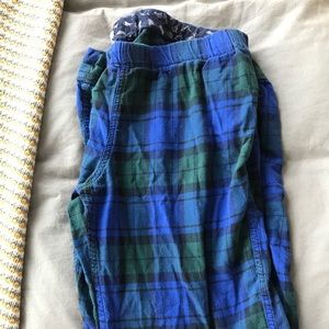 Plaid pajama pants