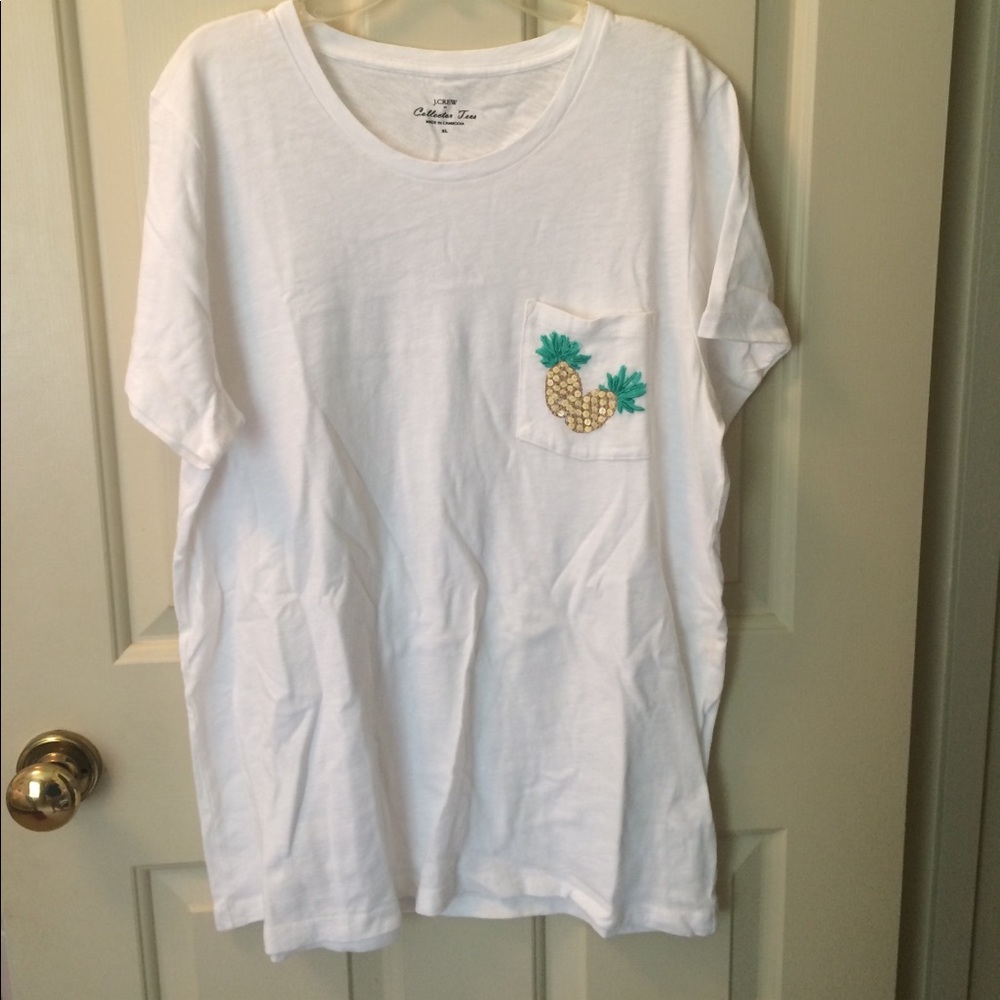 J Crew Pineapple Tee