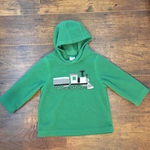 Boys toddler train hoodie