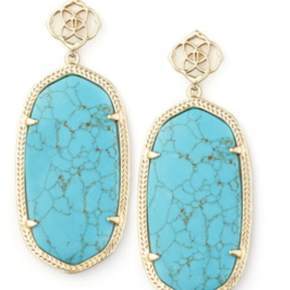 Kendra Scott Davey Earrings, Turquoise