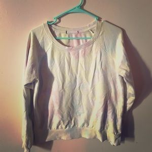 Very cute pastel tye dye pull over sweatshirt