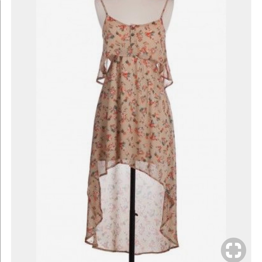 LUCCA COUTURE FLORAL HI LOW DRESS