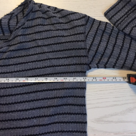 Free people peplum waffle knit long sleeve top - Picture 5 of 6