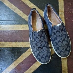 Mens Coach slip on shoes