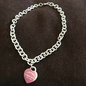 Tiffany & co heart necklace sterling silver Tiffany & co heart necklace sterling silver