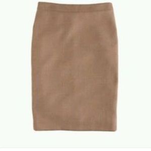 Wool pencil skirt