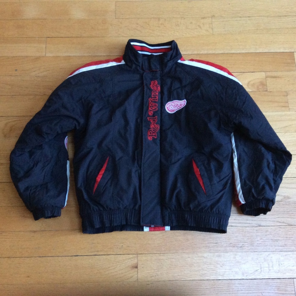Starter Detroit Red Wings Full Zip Puffer Jacket