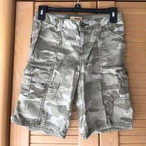 KIDS MUDD camo cargo shorts