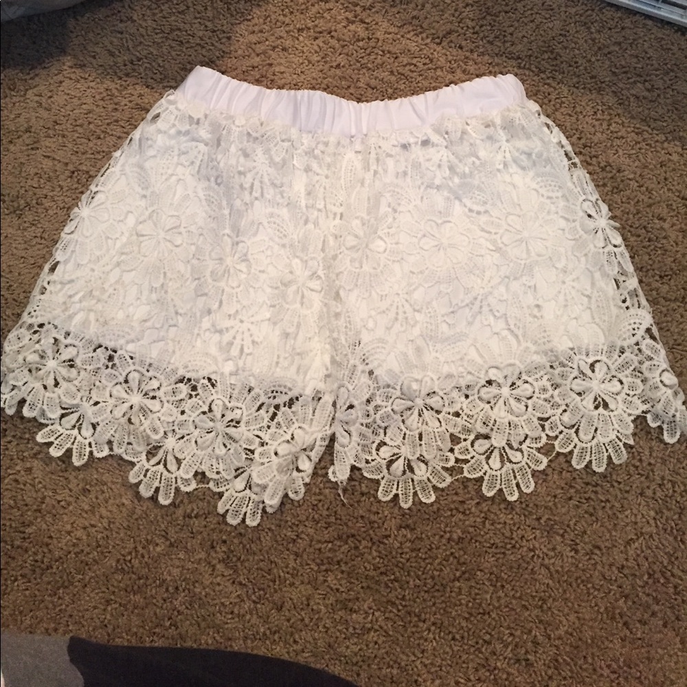 Lace shorts