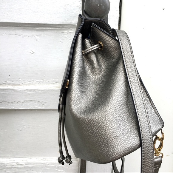 SOLD HP! NWT Nanette Lepore Grey Small Backpack - Picture 6 of 8