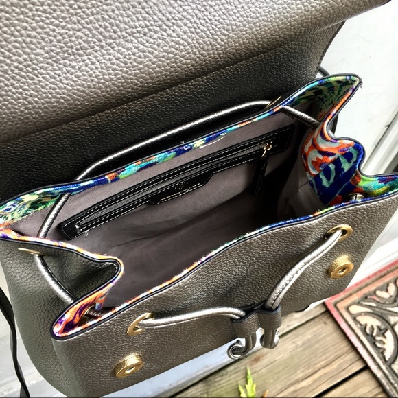 SOLD HP! NWT Nanette Lepore Grey Small Backpack - Picture 7 of 8