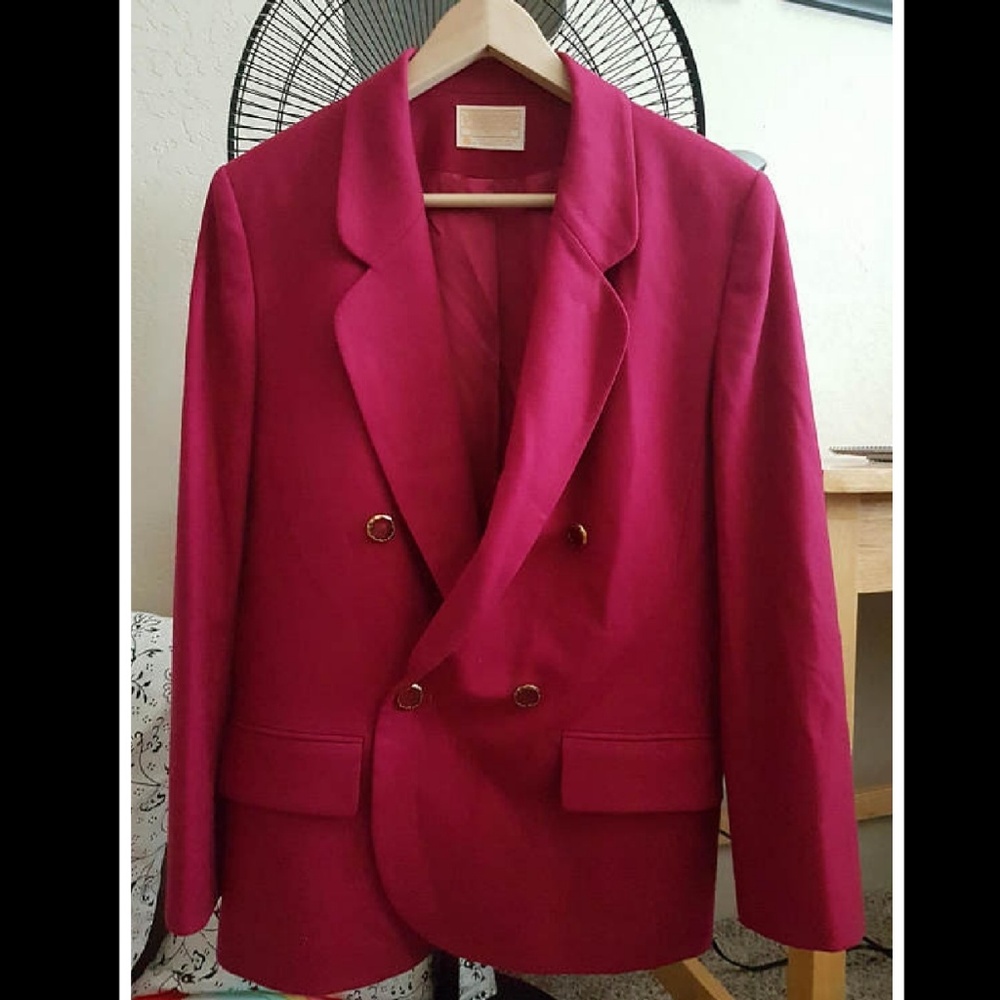 Vintage Pendleton Fuschia Wool Blazer