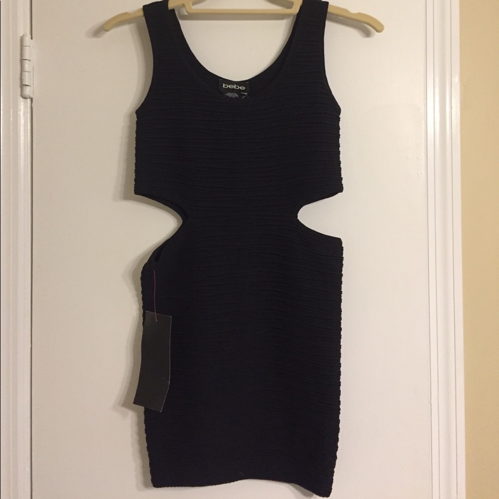 Bebe NEW Black cut out dress ⭐️