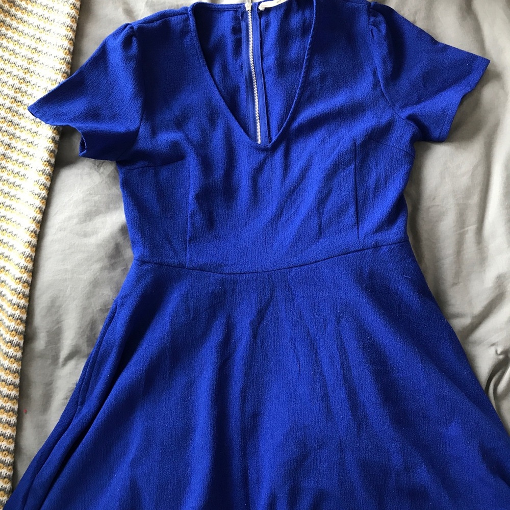 Blue dress