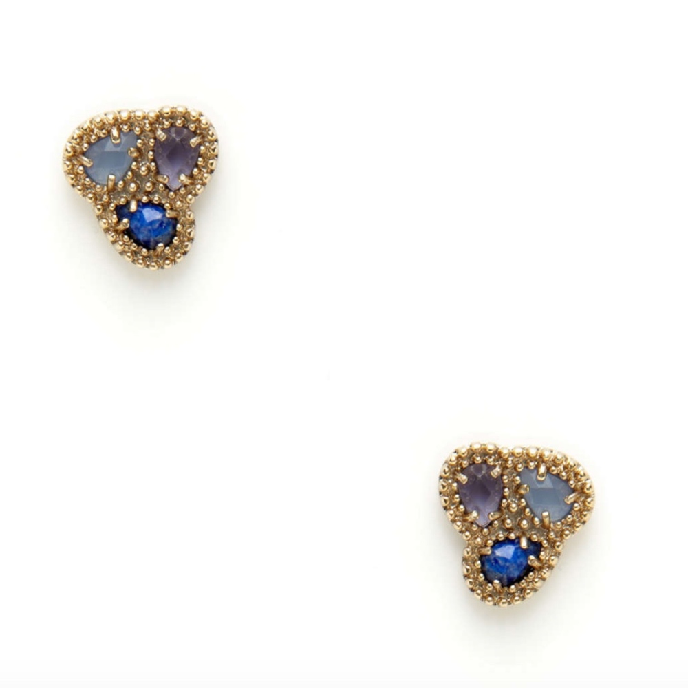 Kendra Scott Riley Multi-Stone Cluster Earrings