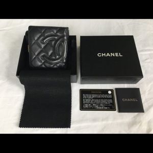 Chanel Classic Quilted Lambskin Black Wallet Chanel Classic Quilted Lambskin Black Wallet