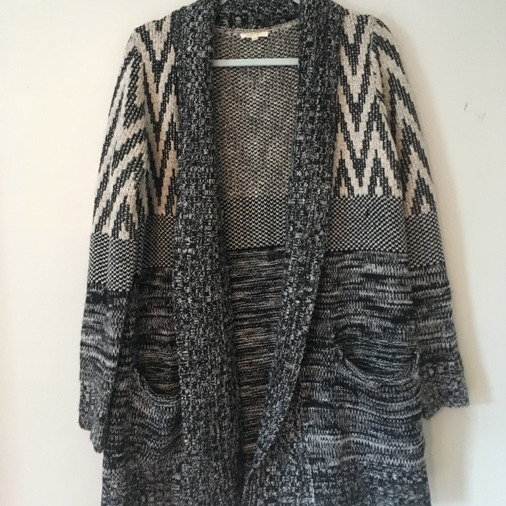 Open front cardigan
