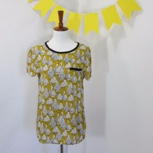 Maeve Anthro Cartoon Birds in Hats Tee Owl *GG20 Maeve Anthro Cartoon Birds in Hats Tee Owl *GG20