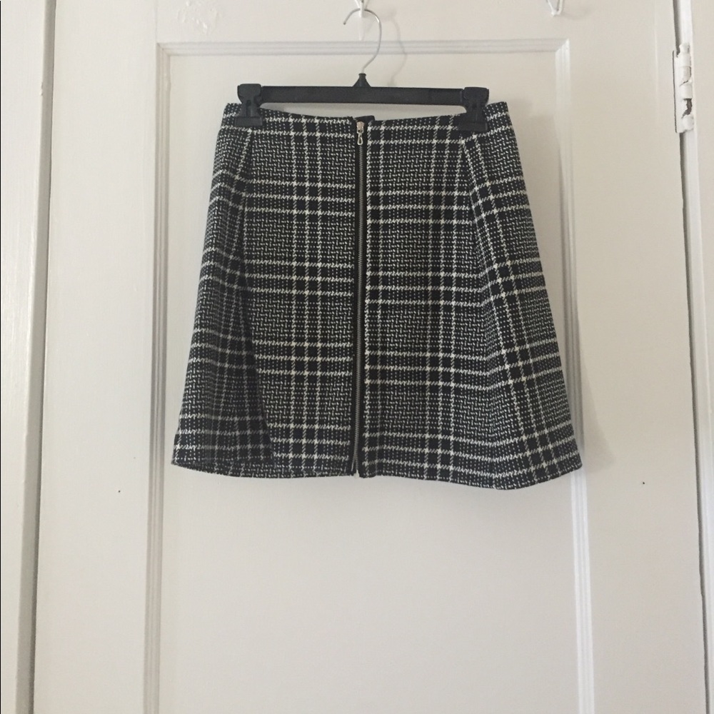 Zara plaid skirt
