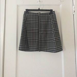 Zara plaid skirt