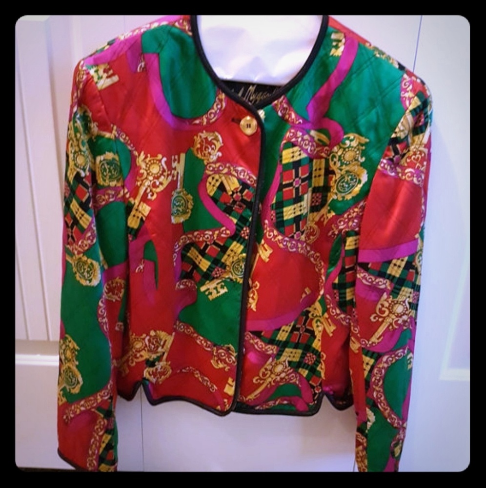 Vintage Saks Fifth Avenue Silk Jacket