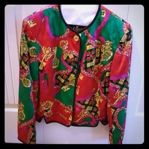 Vintage Saks Fifth Avenue Silk Jacket