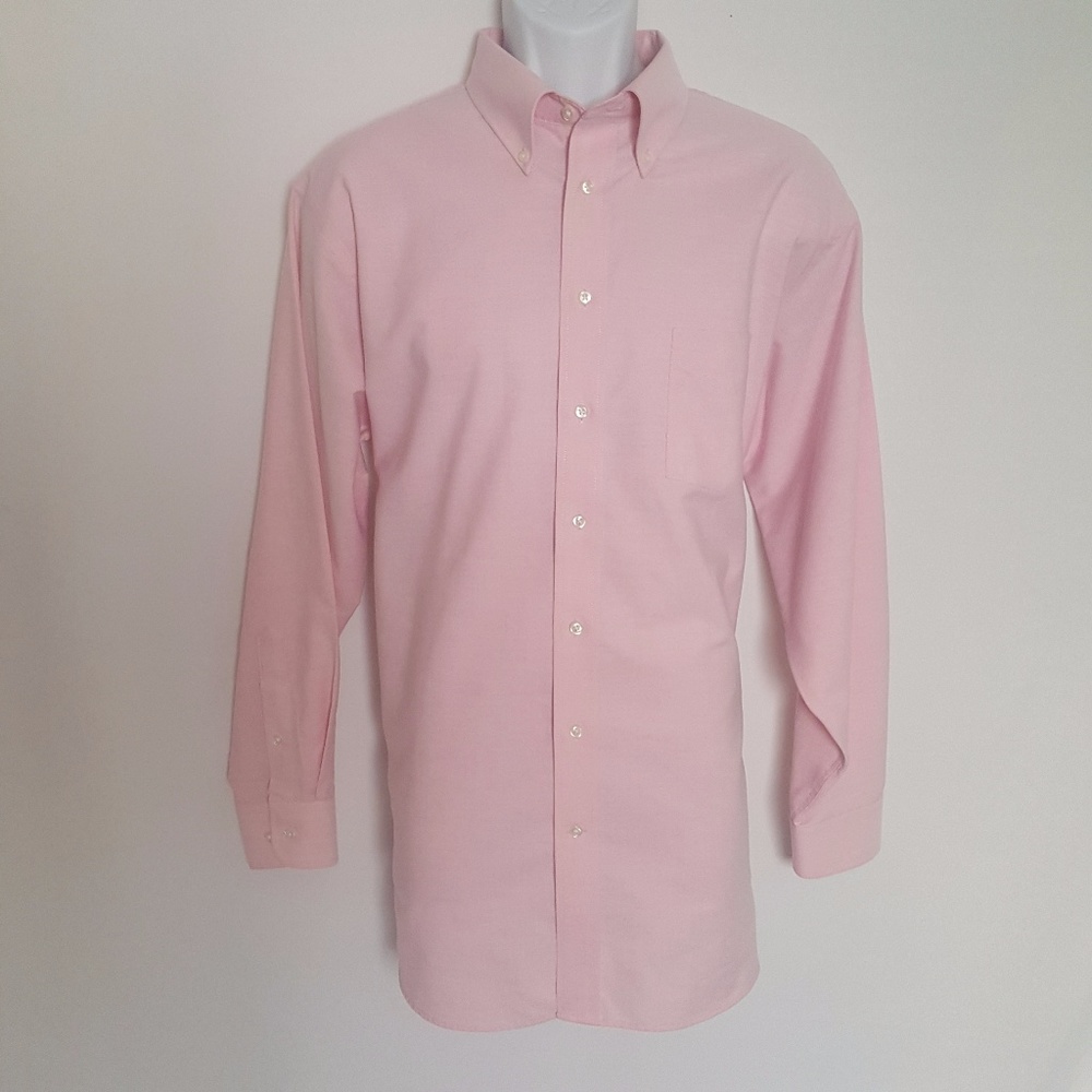 Stafford Longsleeves Pink Shirt Size XL