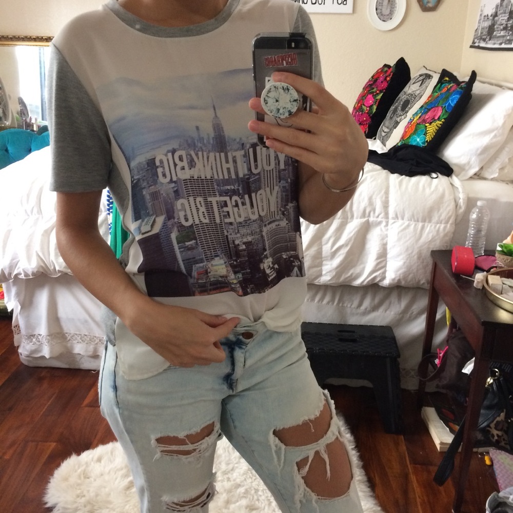 Oversize boyfriend tee