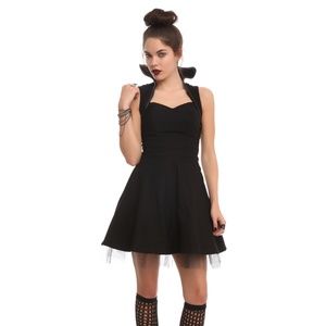 Disney's Maleficent High-Collared Dress