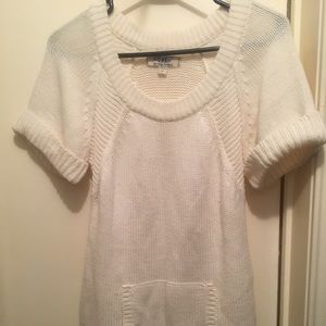 Cream sweater dress