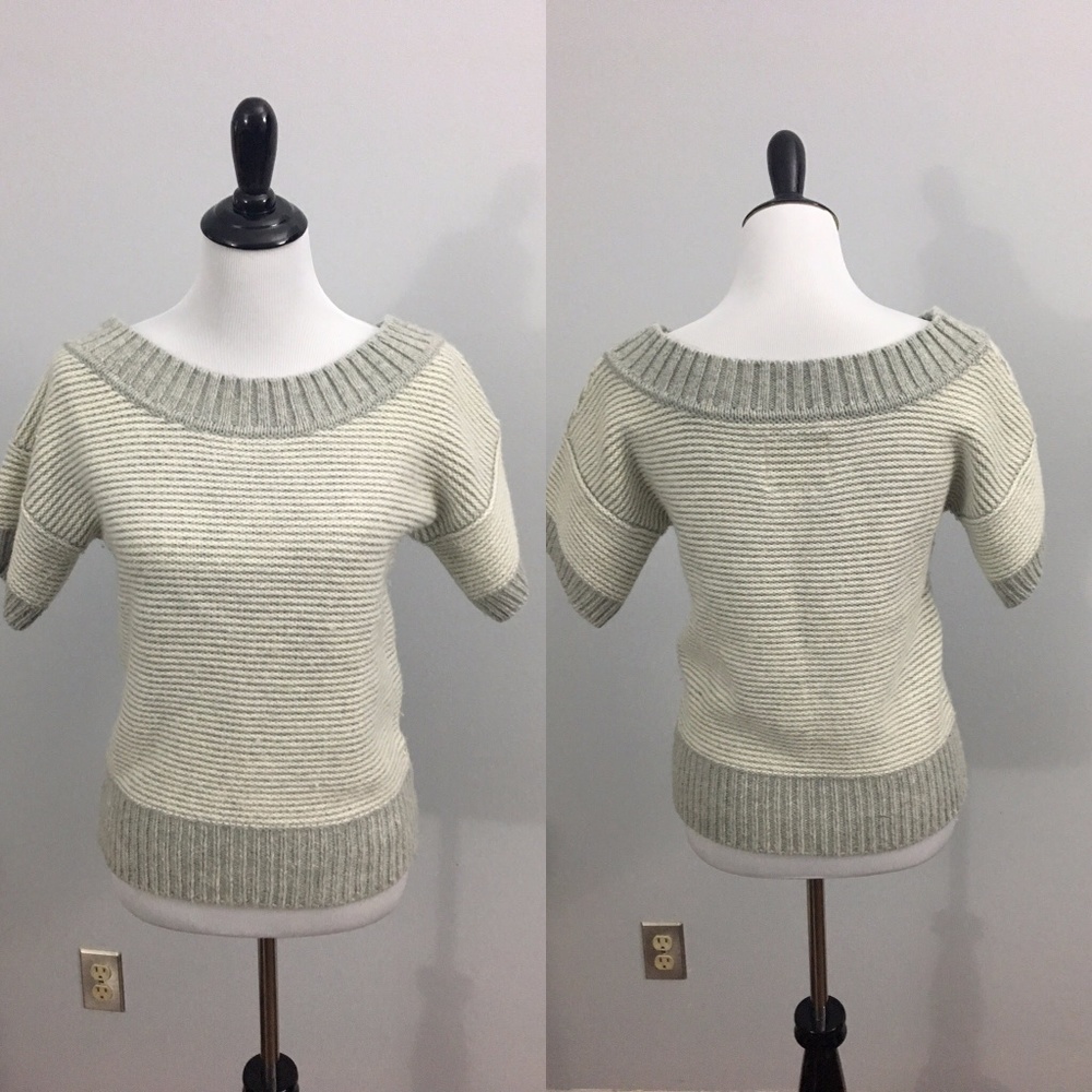 American Eagle Knit Short Sleeve Sweater