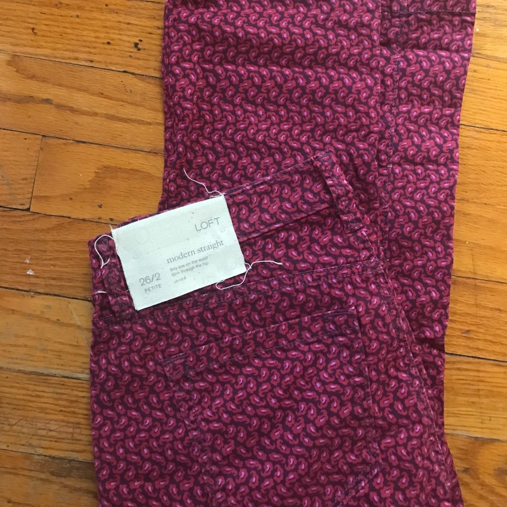 Patterned LOFT pants !