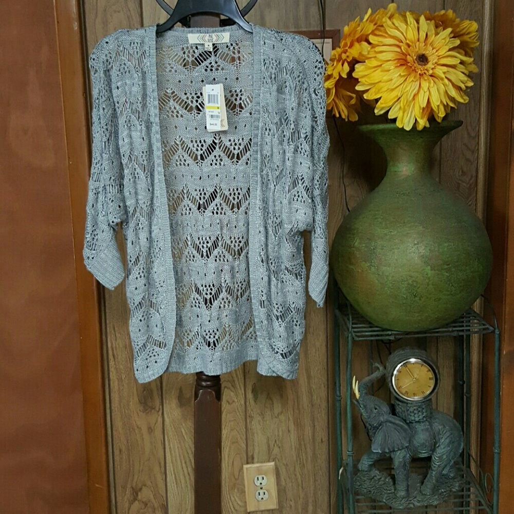 Pink rose cardigan