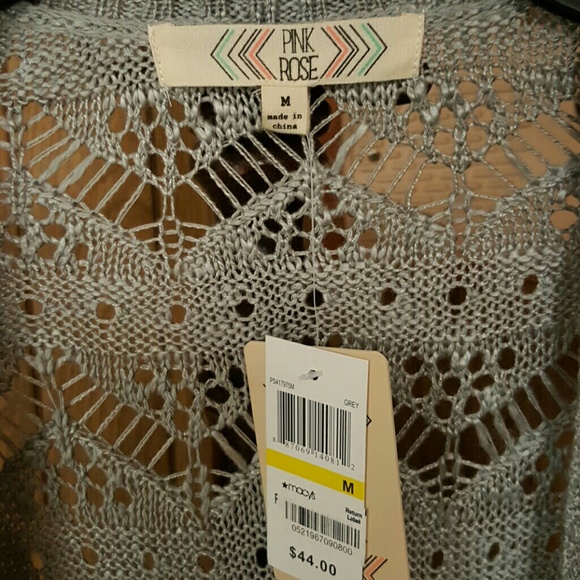 Pink rose cardigan - Picture 2 of 4