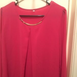 Hot pink top