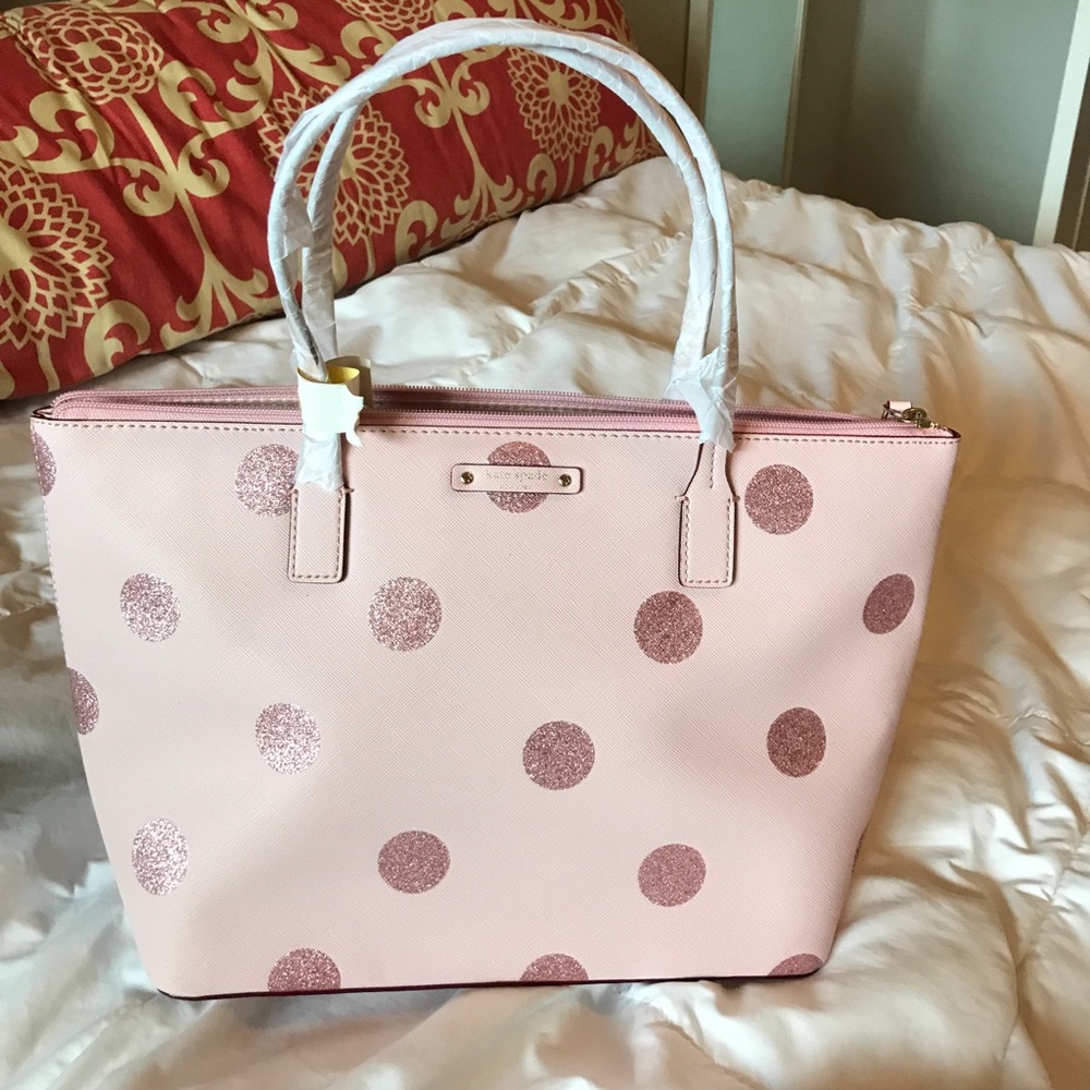 NWT Kate Spade pale pink purse