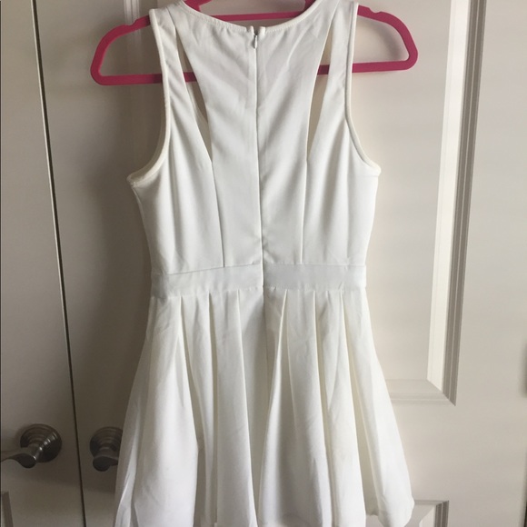 White Cut-Out Dress - Picture 3 of 6