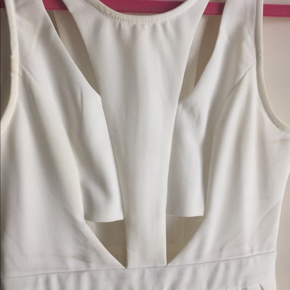White Cut-Out Dress - Picture 4 of 6