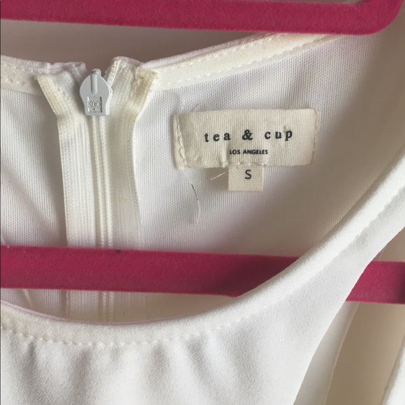 White Cut-Out Dress - Picture 6 of 6