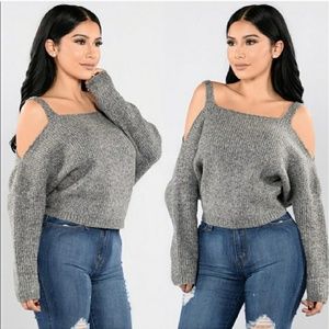 Crop sweater