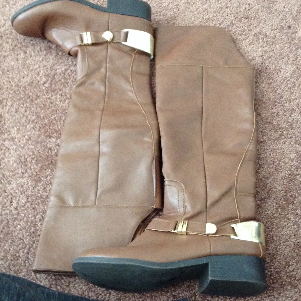 Knee High Brown Riding Boots