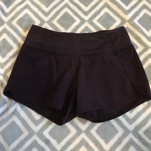 Lululemon Plum Speed Shorts