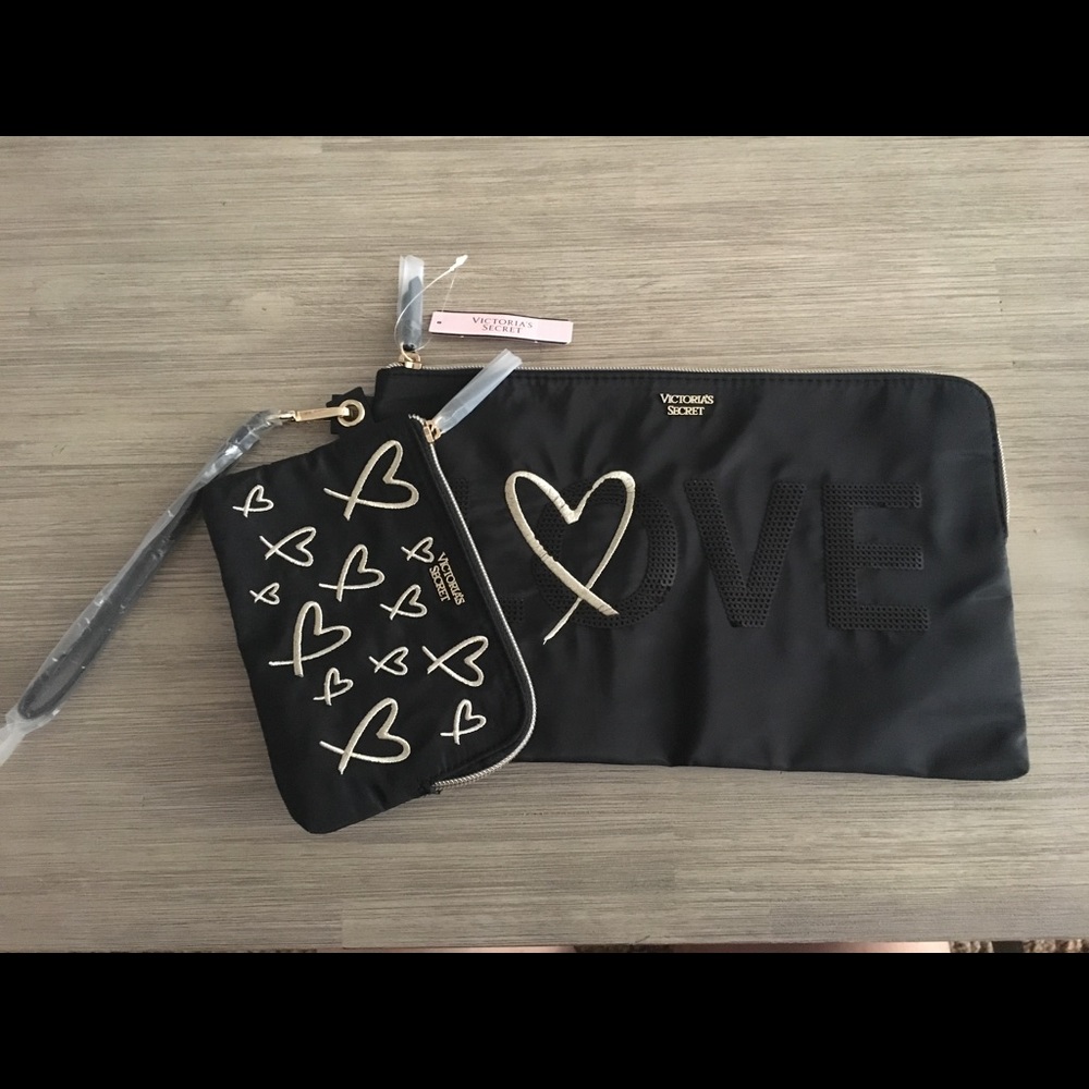 Brand New with tag Victoria's Secret Clutch Set